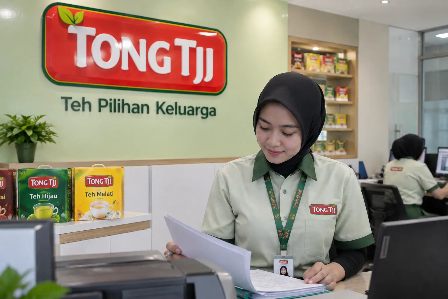 Lowongan kerja Tong Tji dengan karyawati di lingkungan perusahaan