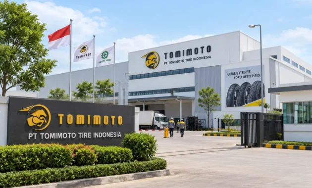 Pabrik PT Tomimoto Tire Indonesia Cirebon untuk produksi ban motor